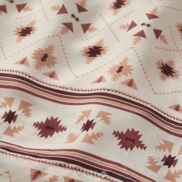 NWT In Packaging Stetson GAUCHO HERRINGBONE DRESS Size Large Cream Pink Western - Picture 5 of 9